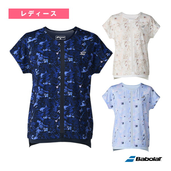 バボラ テニスウェア（レディース） プレイレンジ 半袖シャツ PLAY SHORT SLEEVE SHIRT レディース BWG6373 ｜ラケットプラザ
