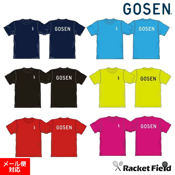 楽天市場】バドミントン ウェア ゴーセン GOSEN ワンポイントTシャツ
