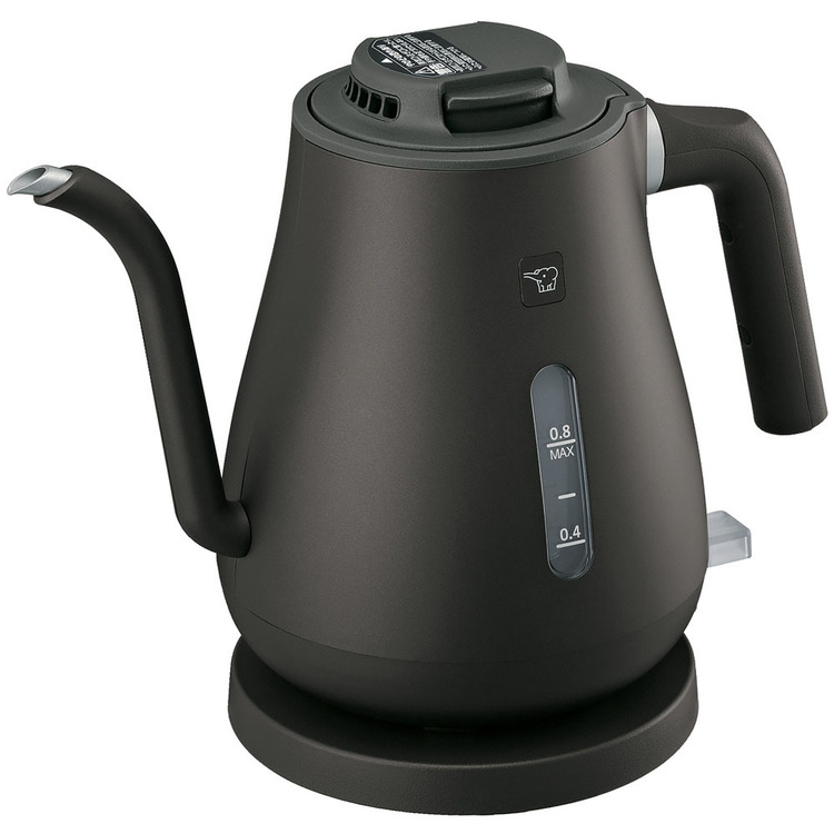 電気ケトル ケトル 800ml 象印 電気ケトル セピアブラック CK-LA08-BZ 象印 CKLA08 ckla08 ケトル つる口 コーヒー 安全 人気 黒 ドリップ