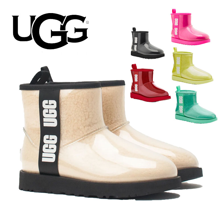 【送料無料】UGG アグ ブーツ レインブーツ クラシック クリア ミニ レディース CLASSIC CLEAR MINI 1113190 防水 防寒  雨 雪 スノーブーツ【あす楽対応】 | インポートセレクト RACTIVE