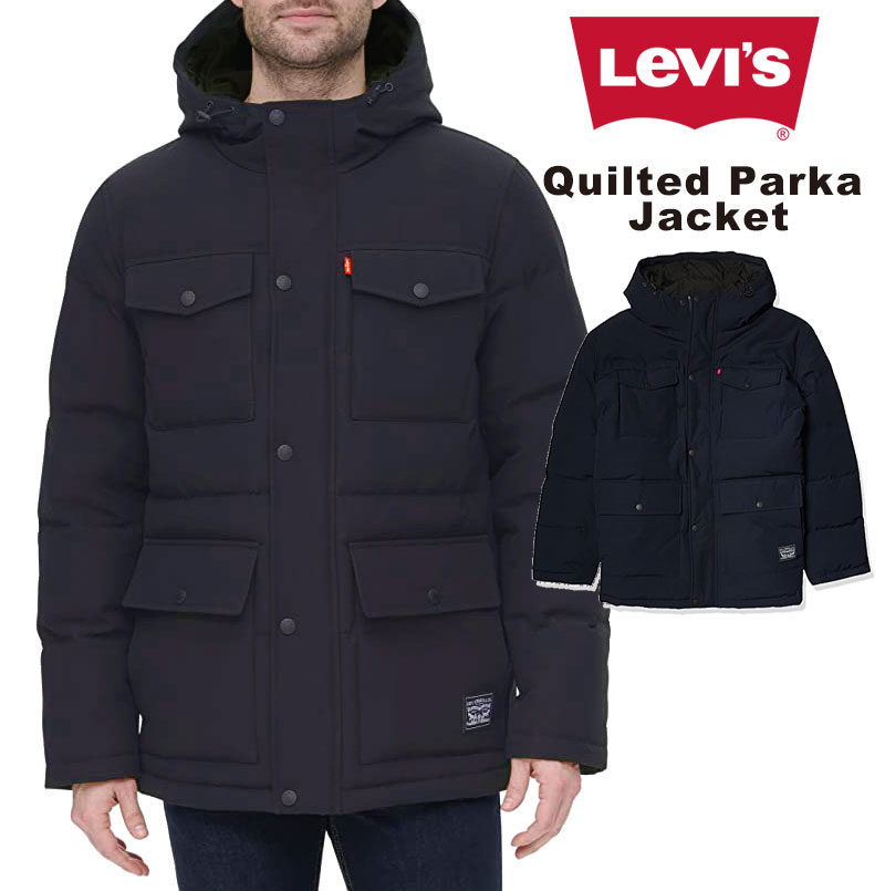 送料無料 LEVI’S リーバイス LM0RP320 Arctic Cloth Midlength Quilted Parka Jacket ジャケット アウター メンズ ギフト プレゼント 【並行輸入品】|インポートセレクト RACTIVE