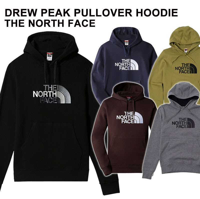 THE NORTH FACE ノースフェイス DREW PEAK PULLOVER HOODIE NF00AHJY メンズ レディース プルオーバー パーカー フーディ アウトドア カジュアル ロゴ シンプル ギフト プレゼント 【並行輸入品】｜インポートセレクト RACTIVE