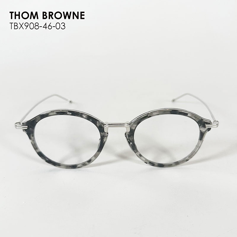 楽天市場】THOM BROWNE トムブラウン TBS118 メタルフレーム ラウンド