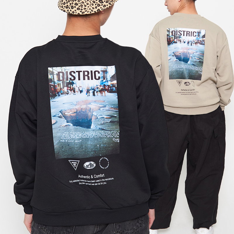 楽天市場】BAD IN BAD ベドインべド LOGO SWEAT SHIRT ビッグ