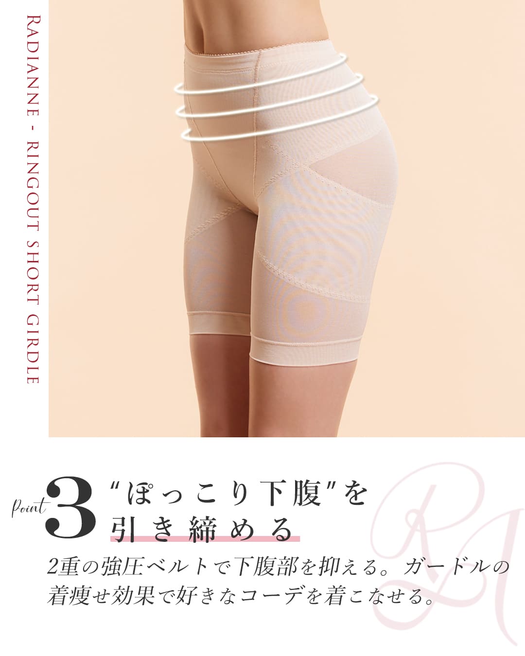 39%OFF！￥3,290→￥2,007／ガードル 大転子 骨盤ガードル