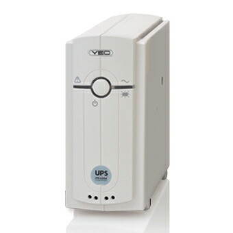 ユタカ電機製作所 常時商用方式UPSmini500II バッテリ期待寿命7年/筐体ホワイトモデル接点通信対応 YEUP-051MA