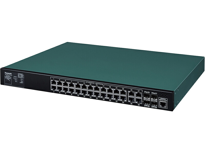 パナソニックEWサイバー空間ワークス PN262493 28界面 PoE給電スイッチングこしき GA-ML24TPoE+