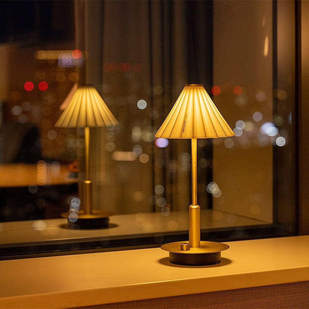＼ポイント10倍／ポータブルランプ テーブルライト おしゃれ かわいい 北欧 LEDライト コンパクト レトロ インテリア シンプル アンティーク カフェ風 明るい カラフル コードレス 折り紙ランプ テーブルランプ ドリッパーランプ 防災ランプ 調光 USB充電 オリガミランプ