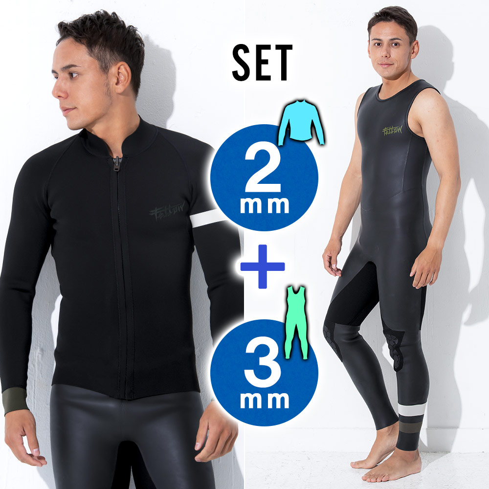 ファインイクイップメントウェットスーツ ロングジョン セーリング