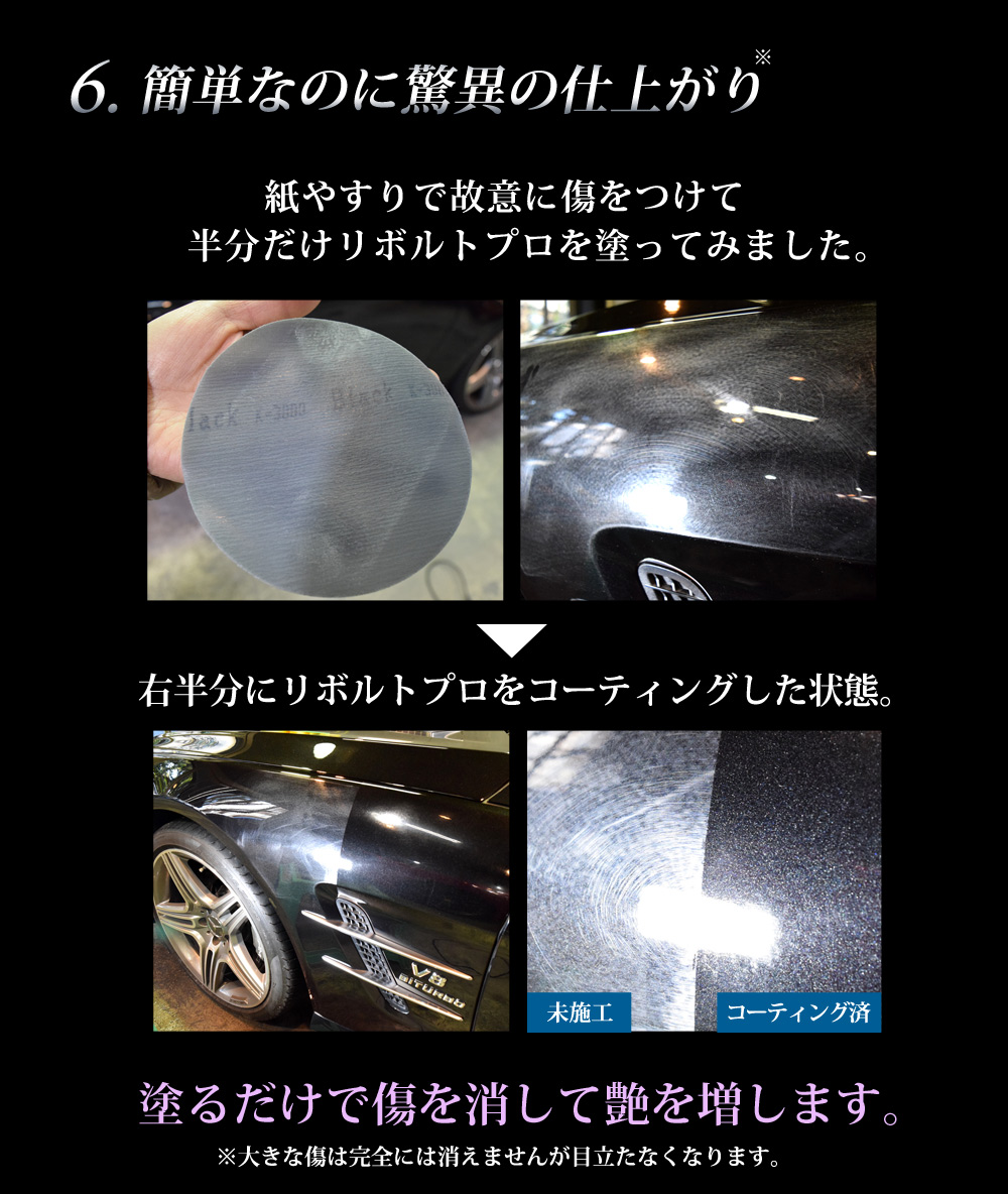 楽天市場 ガラスコーティング剤 リボルトプロ 濃度25 お買い得増量100ml 低分子 紫外線 カット 軽減 完全硬化型 ガラスコーティング 送料無料 ポイント２倍 車 バイク 比較 洗車 ワックス 簡単 プロ仕様 おすすめ メンテナンス リボルト