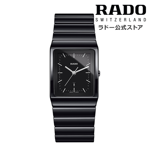 楽天市場 公式ストア Rado ラドー Ceramica セラミカ Rクオーツ ブラック セラミック ブレスレット 腕時計 高級腕時計 メンズ腕時計 成人式 新生活 社会人 2年保証 ビジネス シンプル ブランド Radoラドー公式ストア楽天市場店