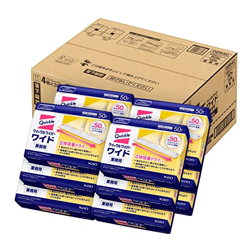 【ケース販売】クイックルワイパードライシート業務用 50枚(花王プロフェッショナルシリーズ) 送料無料 13,493円