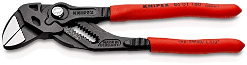 クニペックス KNIPEX 8601-180SB プライヤーレンチ プラスチックコーティングハンドル 8601-180SB 送料無料