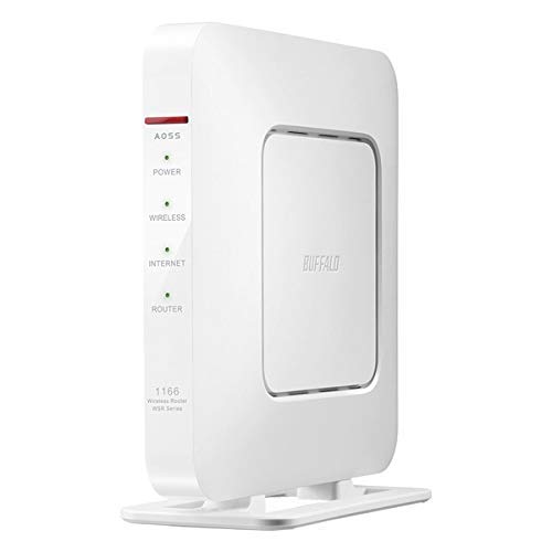 バッファロー WSR-1166DHP4-WH 無線LAN親機 11ac/n/a/g/b 866+300Mbps ホワイト 送料無料