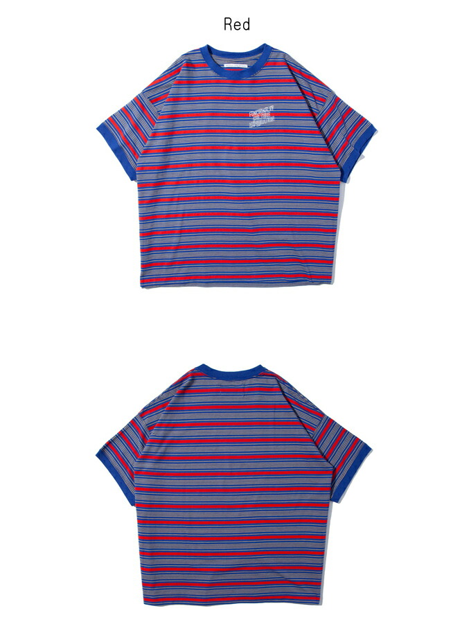 F/CE / エフシーイー BORDER RECYCLE RINGER T レディースファッション-トップス