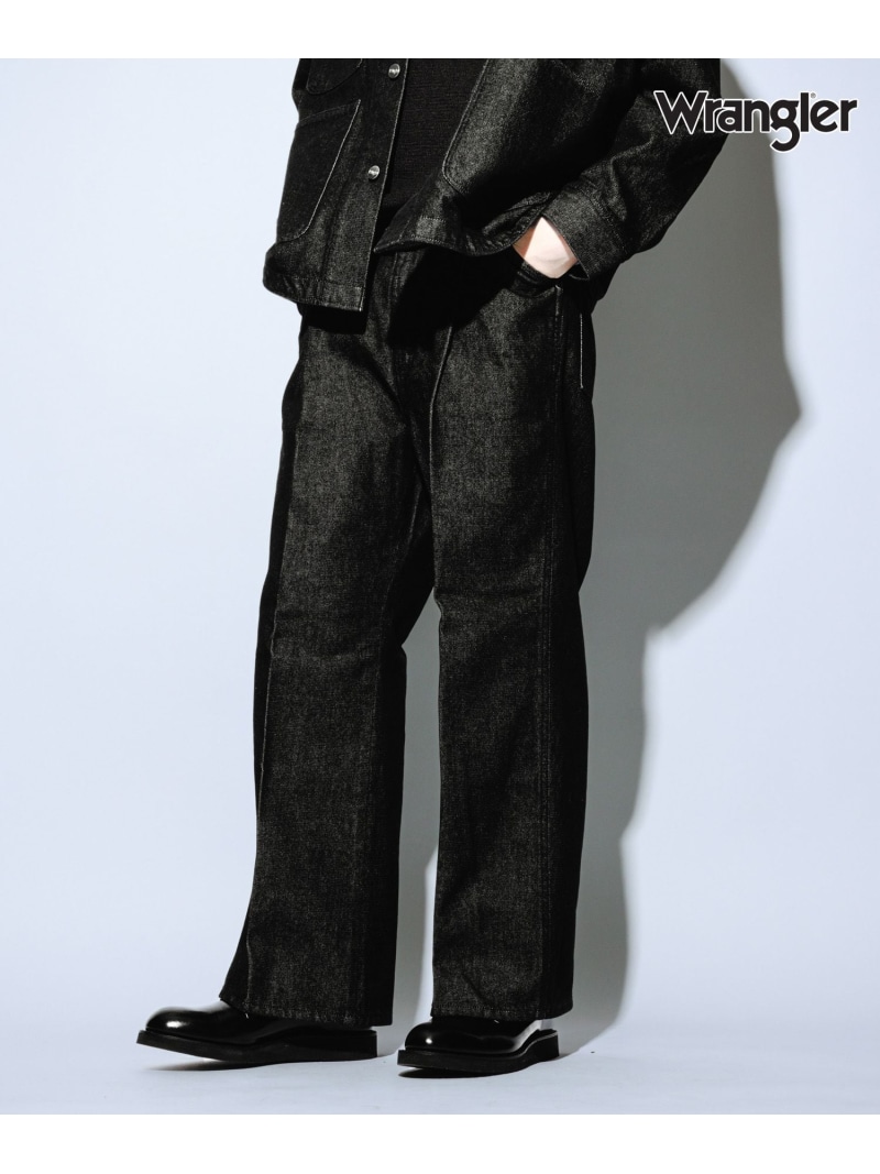 【Wrangler】別注セミワイドペインターパンツ＜セットアップ着用可能＞ RAGEBLUE レイジブルー トップス その他のトップス ブラック【送料無料】[ Fashion]