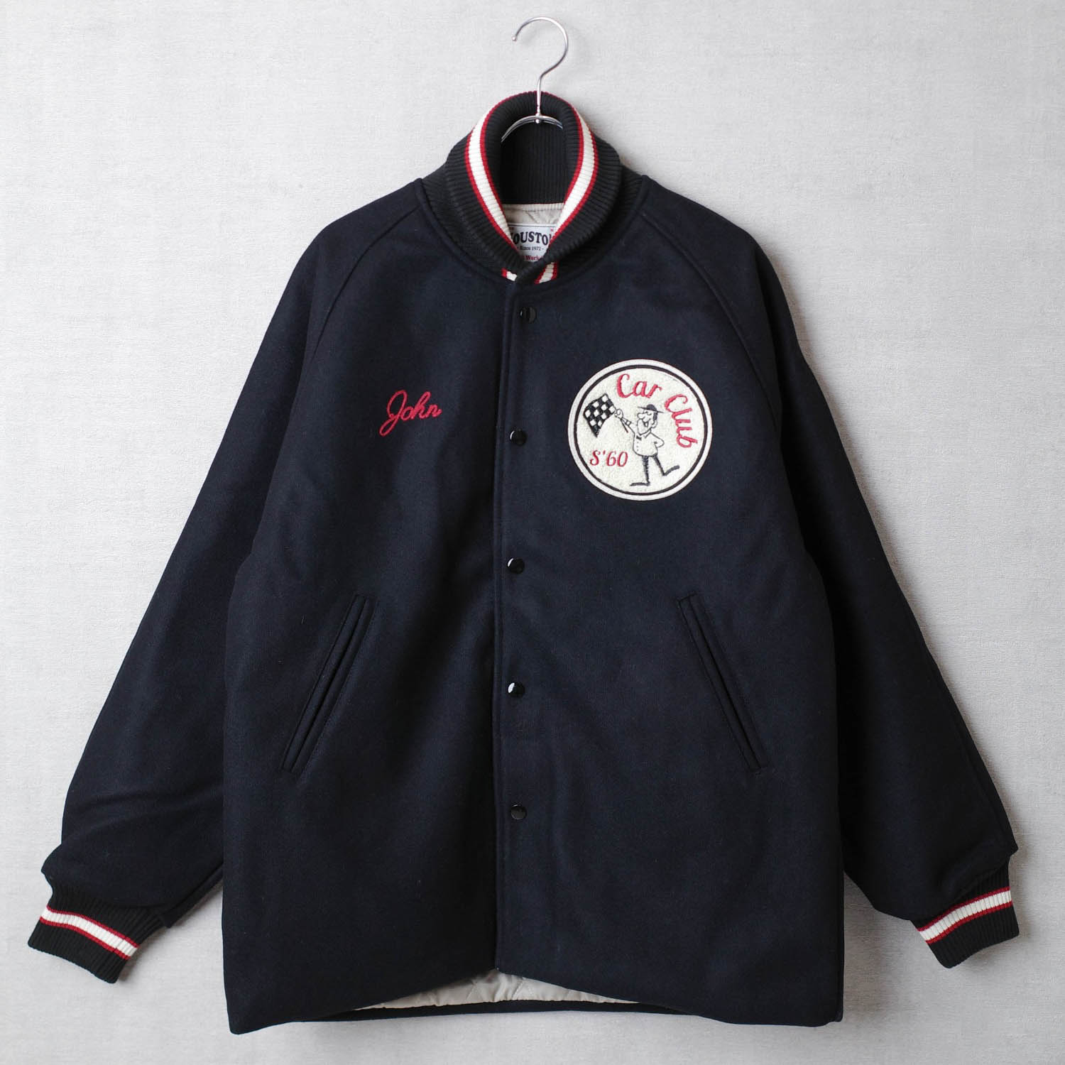 ヒューストン　カーコートXL ブラック 楽天市場】HOSTON ヒューストン MELTON CAR COAT メルトンカー