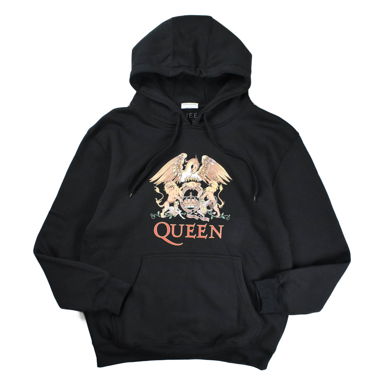 Rock Off T-Shirt Uomo Queen Classic Crest – Cotone Morbido – Colore Sabbia - 4