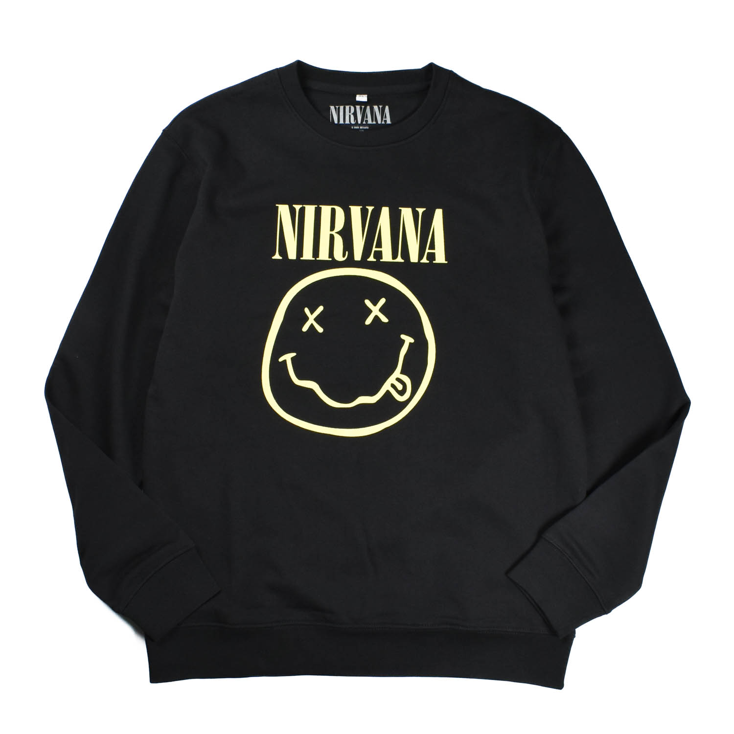 ROCK OFF AW NIRVANA YE HAPPY FACE SWEAT ニルヴァーナ イエロー ハッピー フェイス スウェット