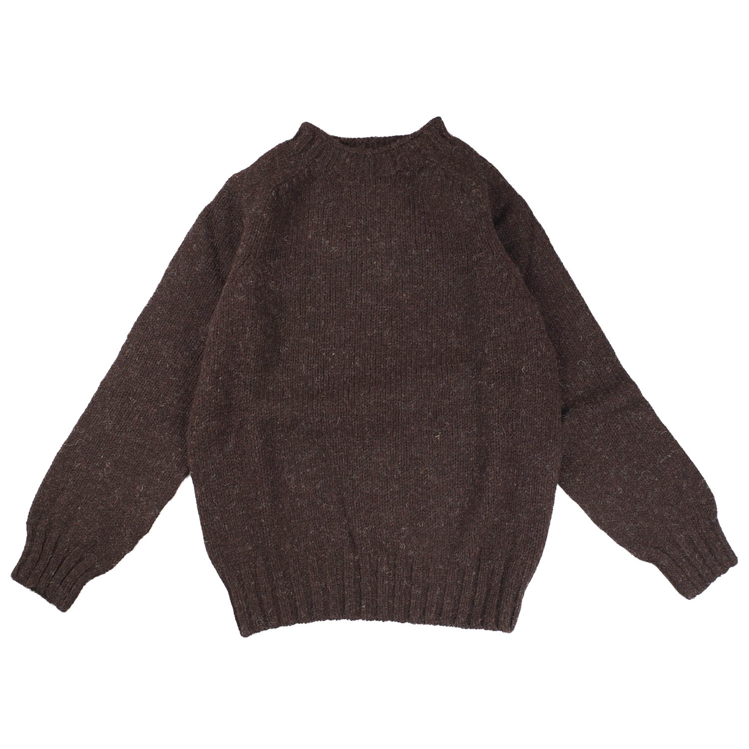 【T16】 Harley of Scotland ハーレー オブ スコットランド SADDLE SHOULDER CHUNKY CREW SWEATER サドル 肩先 チャン仄めかし 労働者の一団 スウェーター セーター-ニット・セーター