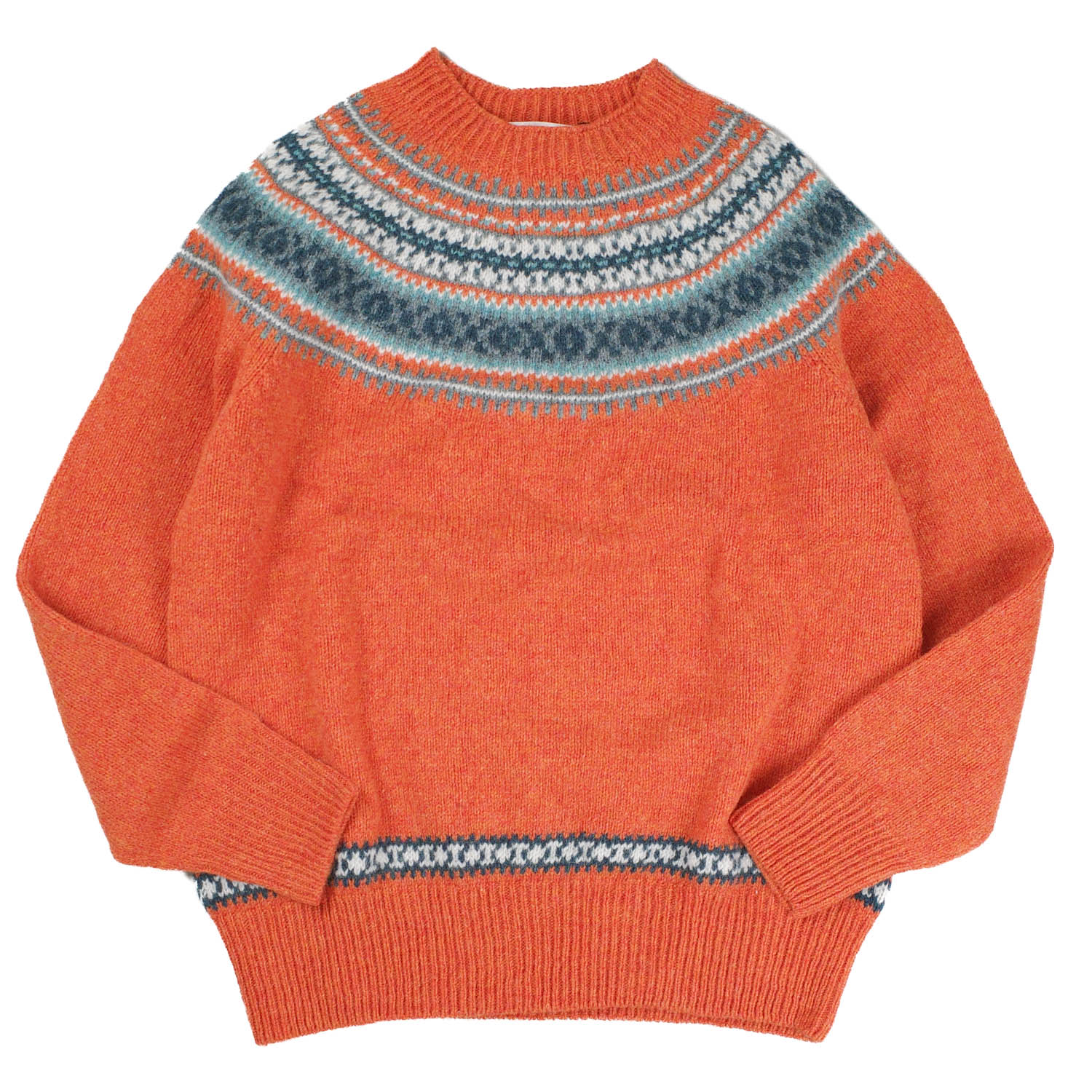 【T17】 Harley of Scotland ハーレー オブ スコットランド RIB CREW SWEATER リブ クルーネック セーター ニット HOS5118｜RAG_LAB