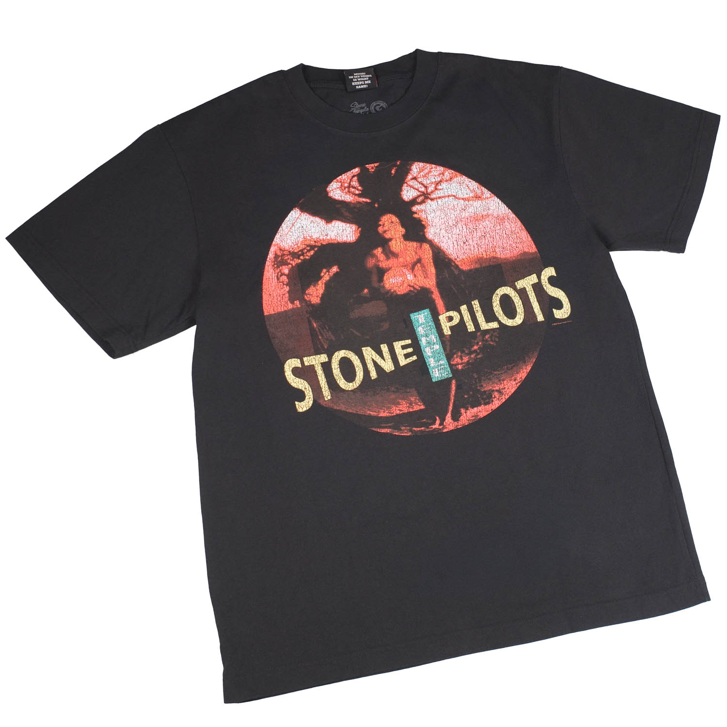 【GIANT01】 Giant Vintage STONE TEMPLE PILOTS CORE ALBUM COVER SCREEN PRINT OVERSIZED BOX SILHOUETTE T-SHIRTS 巨大な生物 ヴィンテージ 石ころ テンプル パイロッツ 中核グループ スクラップブック 押しかぶせる  映写幕 刷り上げる 厚地の外套大きさ ボックス席 影ぼうし プルオーバー