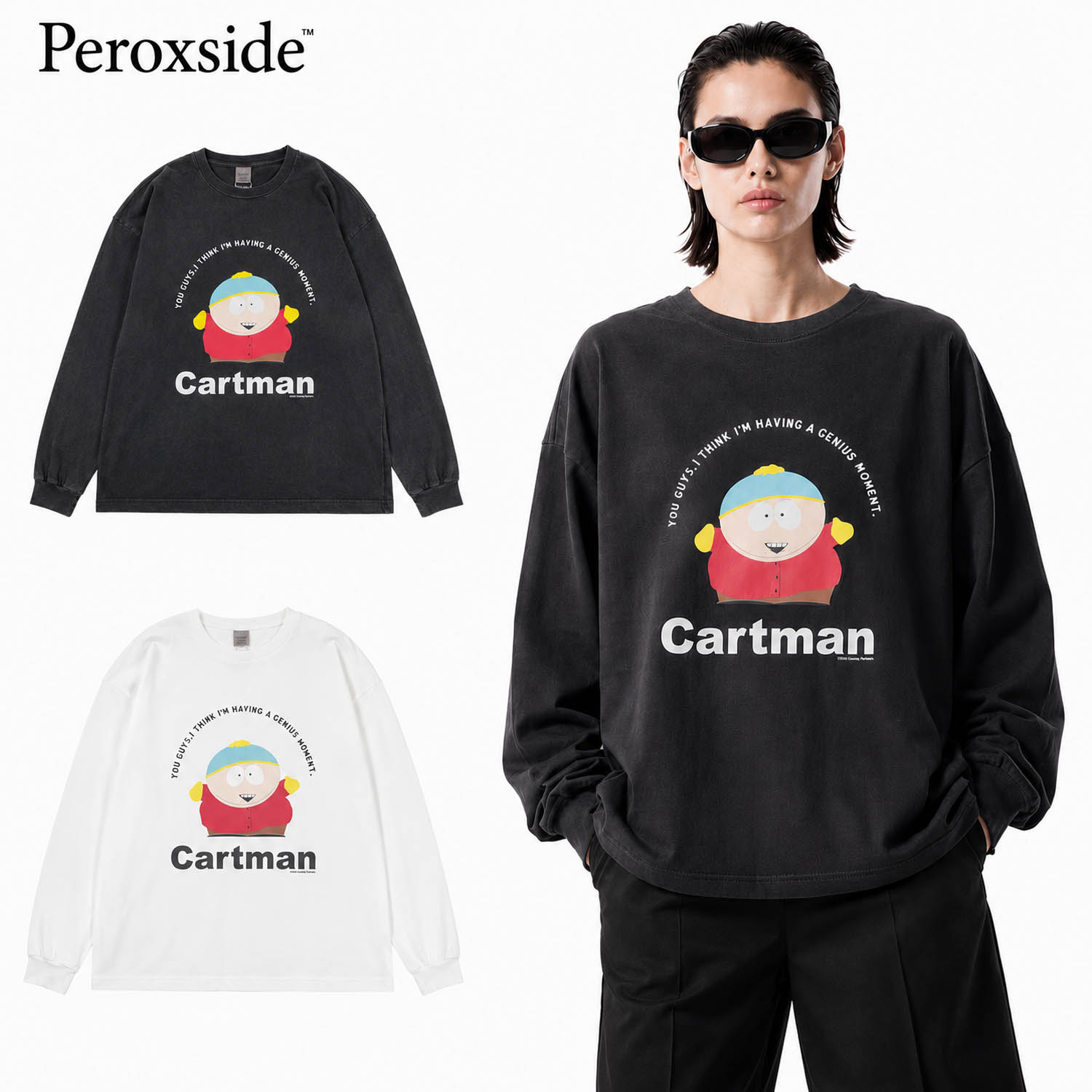 Peroxside ペルオキシド SOUTH PARK Cartam LS TEE サウスパーク エリック カートマン ロングスリーブ Tシャツ PERCS-007｜RAG_LAB