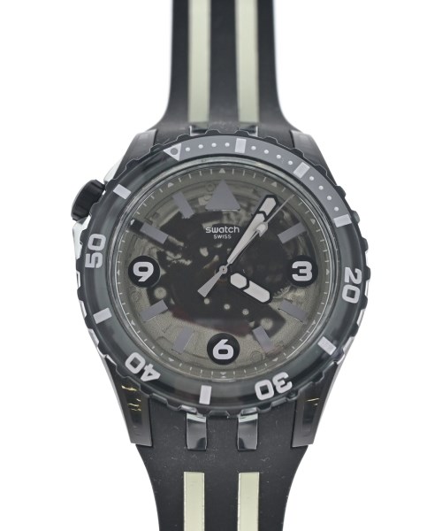 SWATCH スウォッチウオッチ メンズ - 黒x薄墨色【中古】【古着】