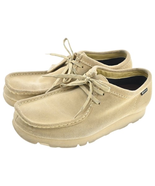 clarks クラークスシューズ（余分の物） メンズ 8(26糎位) ベージュ【中古】【古着】