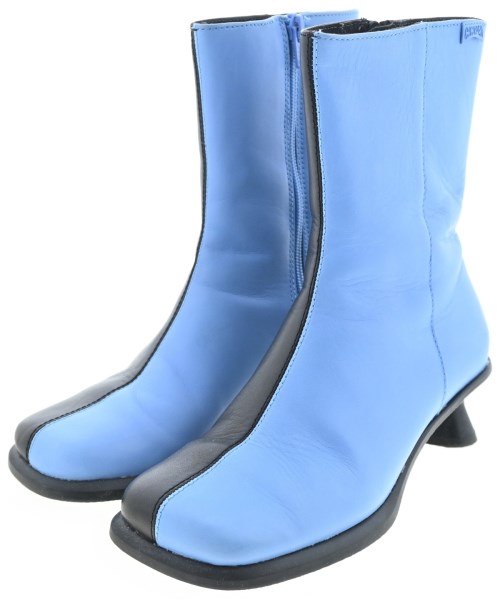 CAMPER カンペールブーツ レディース EU37(23.5糎位) 青x黒【中古】【古着】