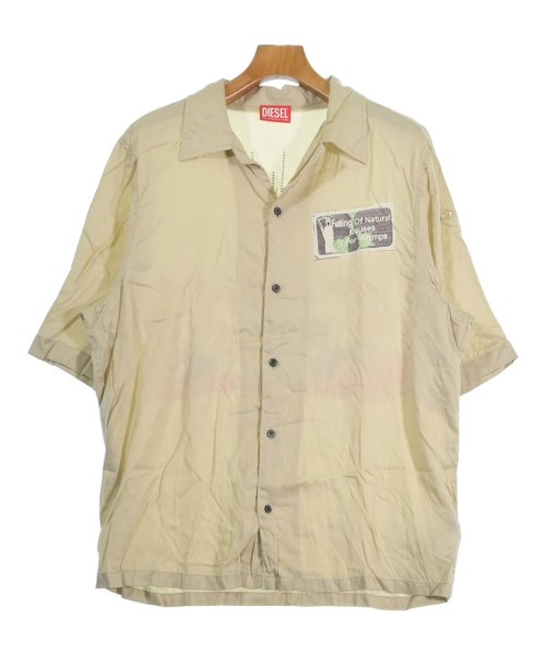 DIESEL ディーゼル カジュアルシャツ メンズ 50(XL位) ベージュ 【中古】【古着】