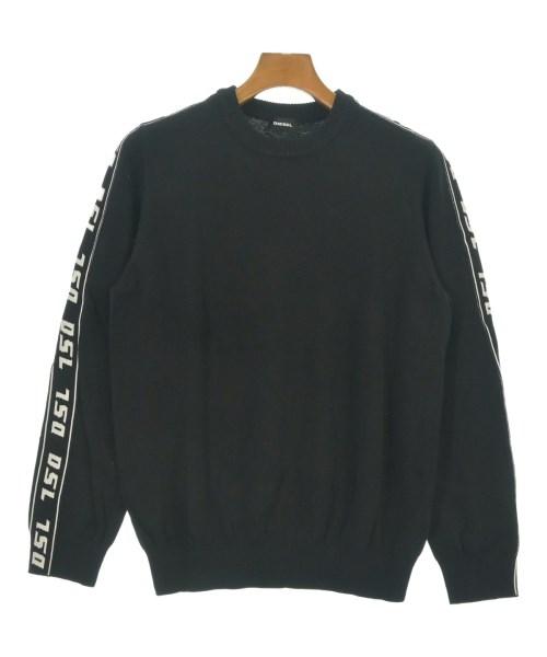 DIESEL ディーゼル ニット・セーター メンズ S 黒 【中古】【古着】