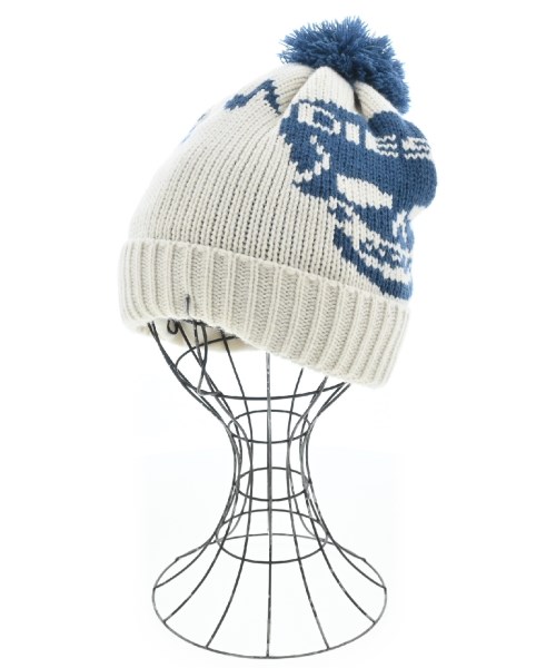 新品未使用 DIESEL ビーニー ユニセックス ホワイト ホワイト（白）系 DIESEL(ディーゼル) ニットキャップ・ビーニー