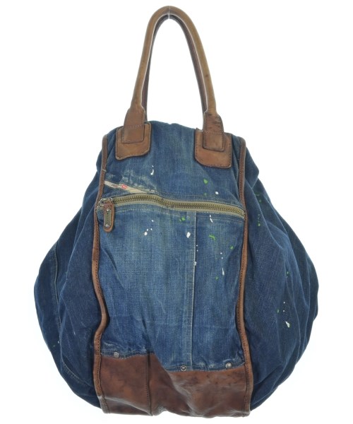 美品✨【DIESEL】ディーゼル デニム トートバッグ 男女兼用 大容量 y2k DIESEL ディーゼル トートバッグ 鞄 メンズ レディース 男女兼用
