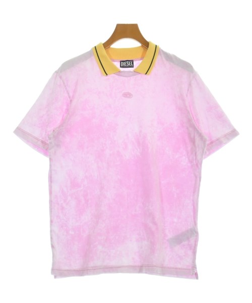 DIESEL ディーゼル Tシャツ・カットソー メンズ XS ピンク(タイダイ) 【中古】【古着】