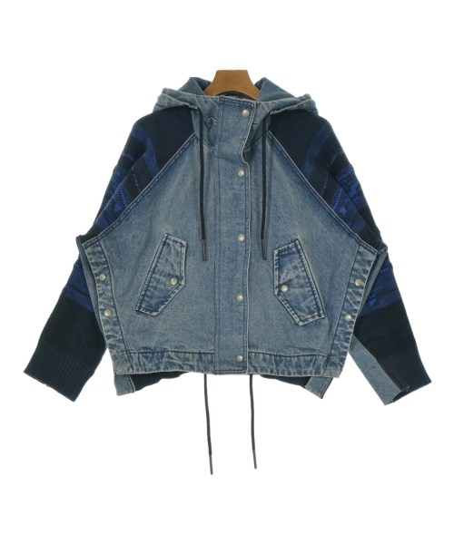 DIESEL ディーゼル ブルゾン メンズ XS インディゴx紺 【中古】【古着】