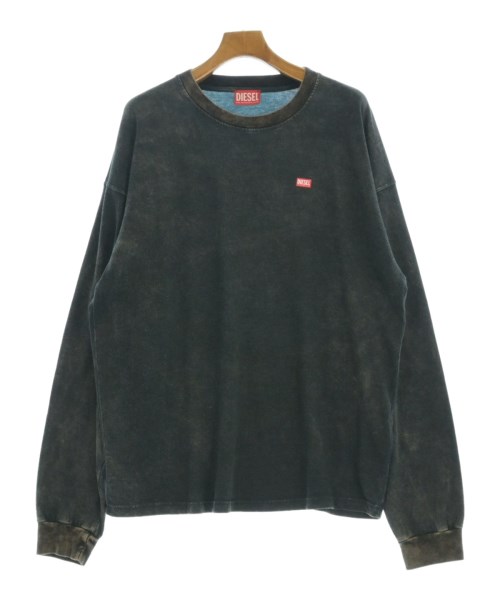 DIESEL ディーゼルティーシャツ・カットソー メンズ L 黒x青x茶【中古】【古着】