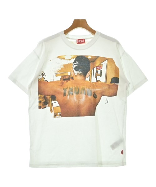 DIESEL ディーゼル Tシャツ・カットソー メンズ L 白 【中古】【古着】