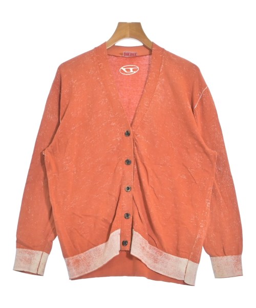 DIESEL ディーゼル カーディガン メンズ S オレンジ 【中古】【古着】