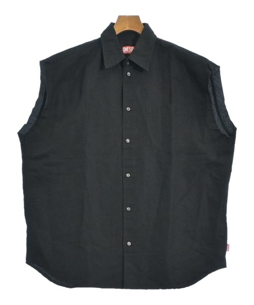 DIESEL ディーゼル カジュアルシャツ メンズ 48(L位) 黒 【中古】【古着】