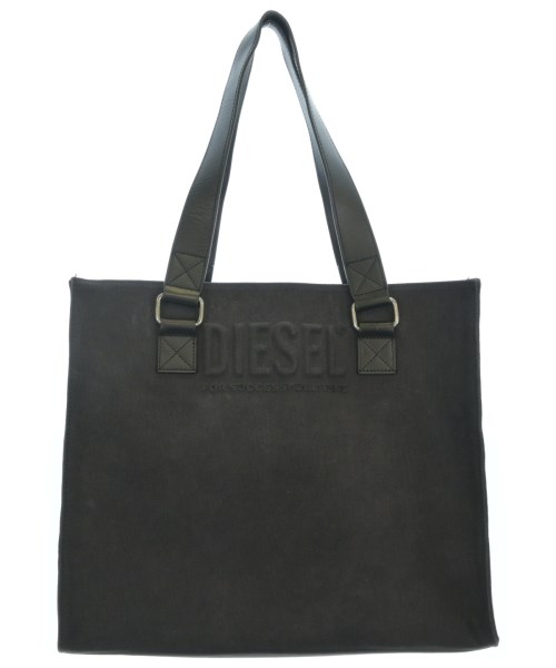 DIESEL ディーゼルトートバッグ メンズ - 黒【中古】【古着】
