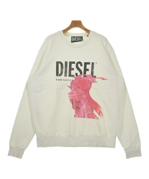 DIESEL ディーゼルスウェット メンズ 3XL 白【中古】【古着】