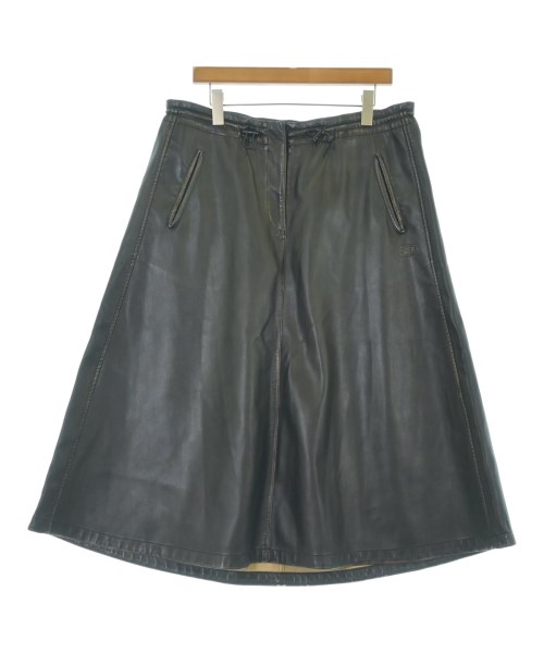 DIESEL ディーゼルロング・マキシ丈スコート レディース 42(L位) 黒【中古】【古着】