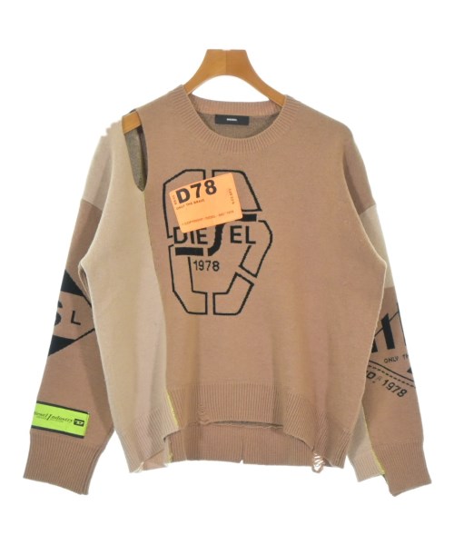 DIESEL ディーゼル編み物・ティーシャツ メンズ XS ベージュ【中古】【古着】