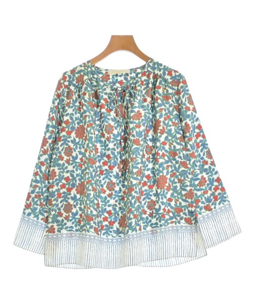 Vanessa bruno ヴァネッサ　ブルーノ ブラウス レディース M 赤x緑x青等(総柄) 【中古】【古着】