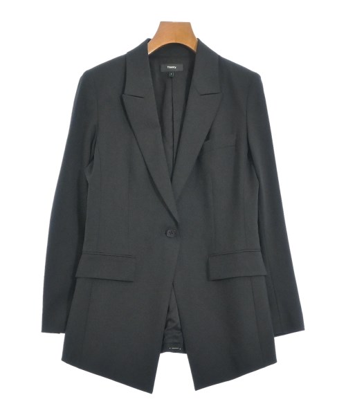 Theory セオリー ジャケット レディース 2(M位) 黒 【中古】【古着】