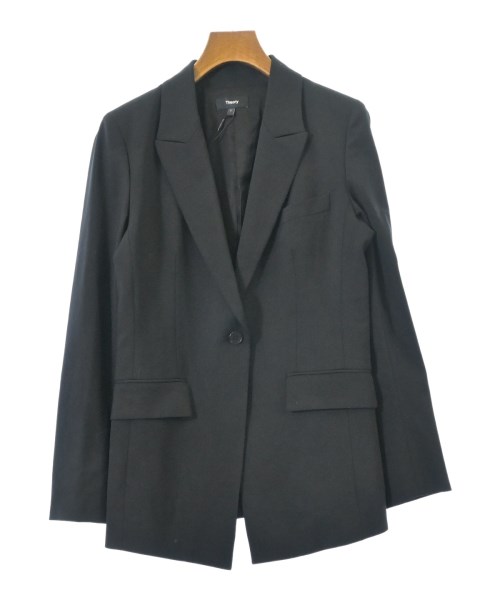Theory セオリーテーラードジャケット レディース 2(M位) 黒【中古】【古着】