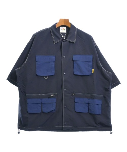 Arnold Palmer アーノルドパーマー カジュアルシャツ メンズ XXL 紺 【中古】【古着】