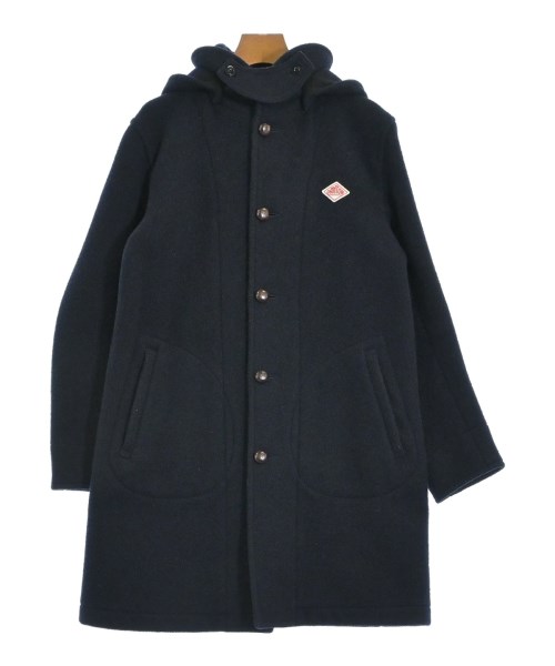DANTON ダントンコート（余分の物） レディース 38(M位) 紺【中古】【古着】 コート・ジャケット-レディースファッション