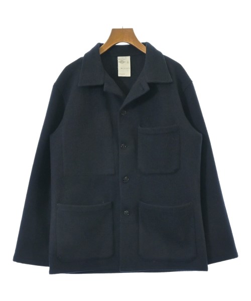 DANTON ダントンブルゾン（余分の物） メンズ -(M位) 紺【中古】【古着】